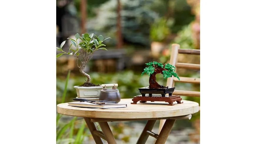 LEGO Icons 10281 Bonsai Baum, Kunstpflanzen-Set für Erwachsene, Deko