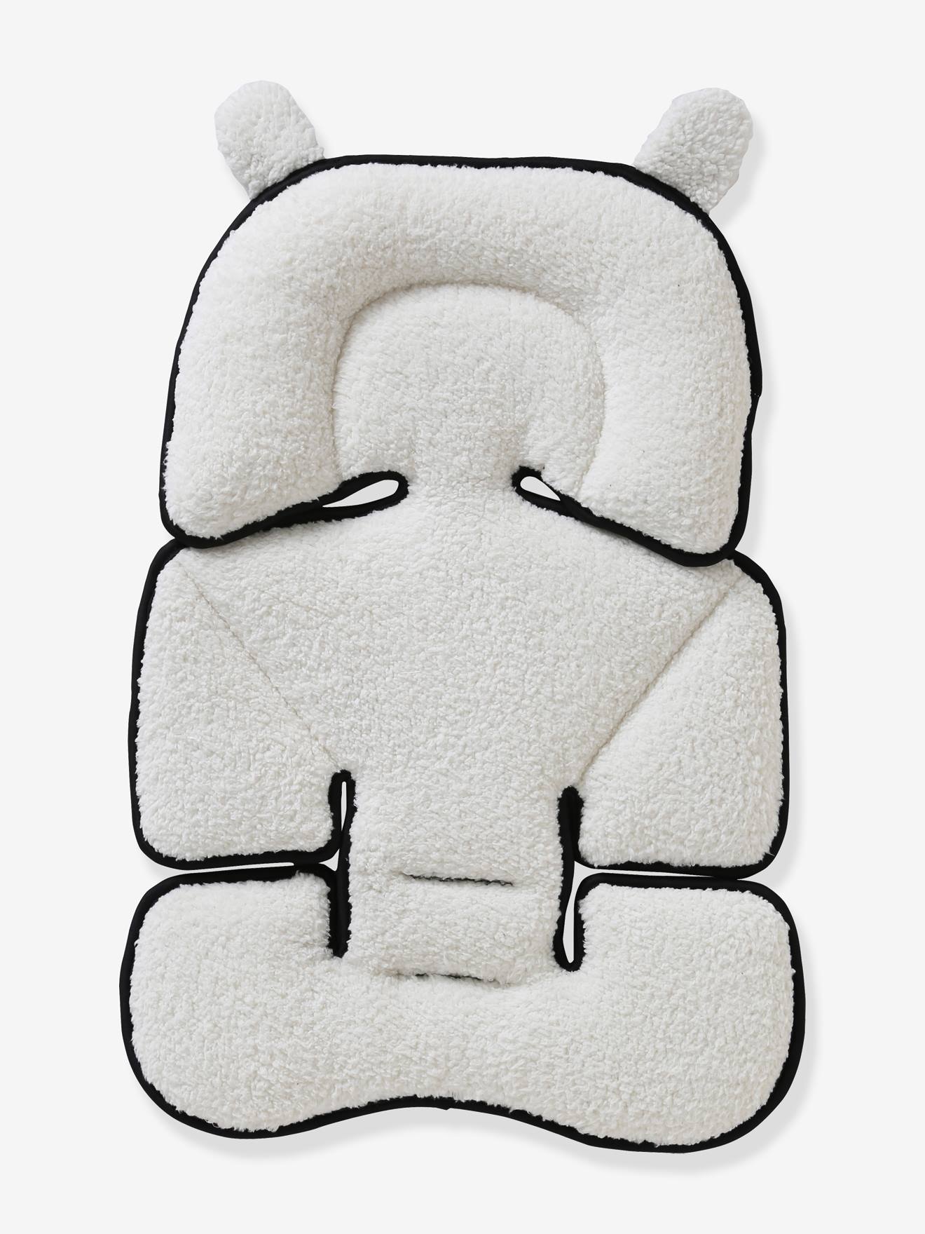 Vertbaudet Kinderwagen Sitzverkleinerung Oeko-Tex - wollweiß/schwarz
