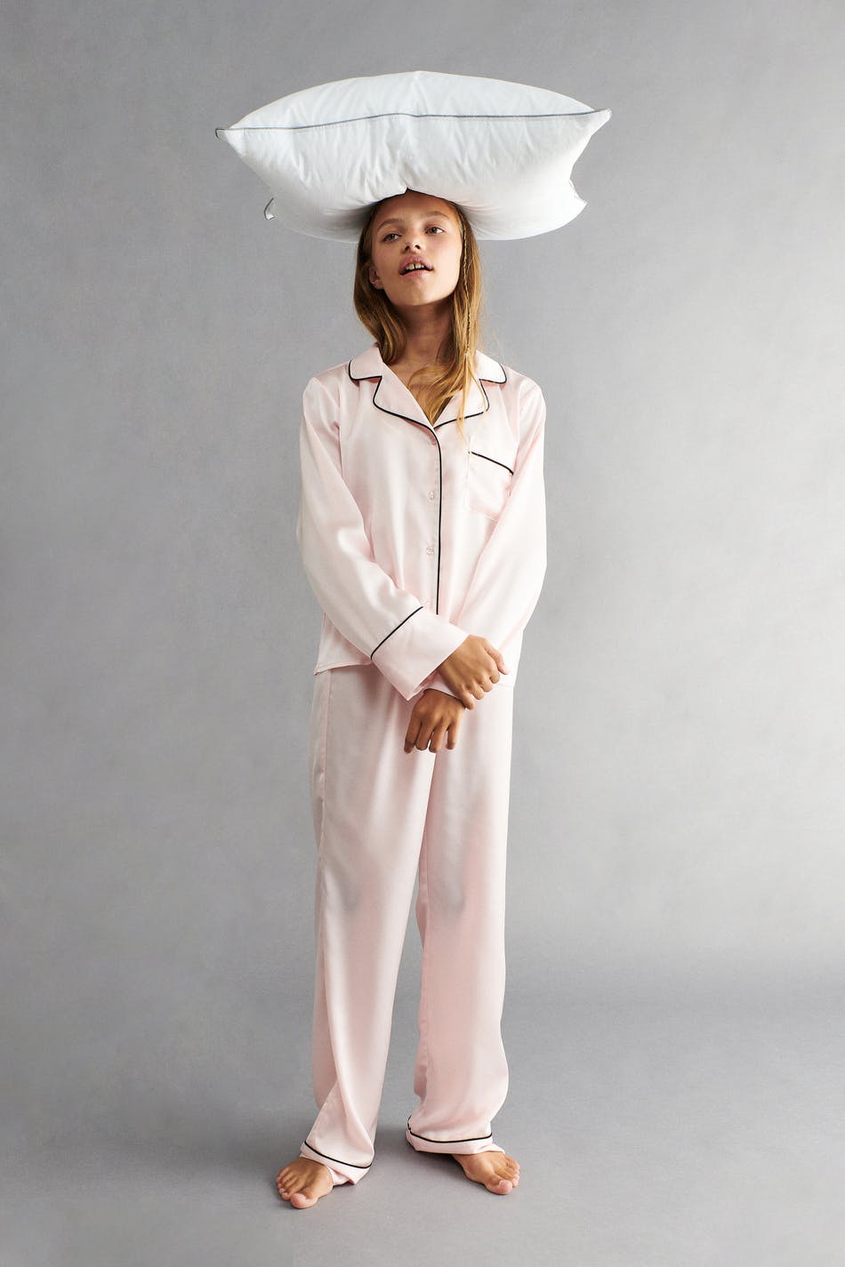 Y satin pyjamas set