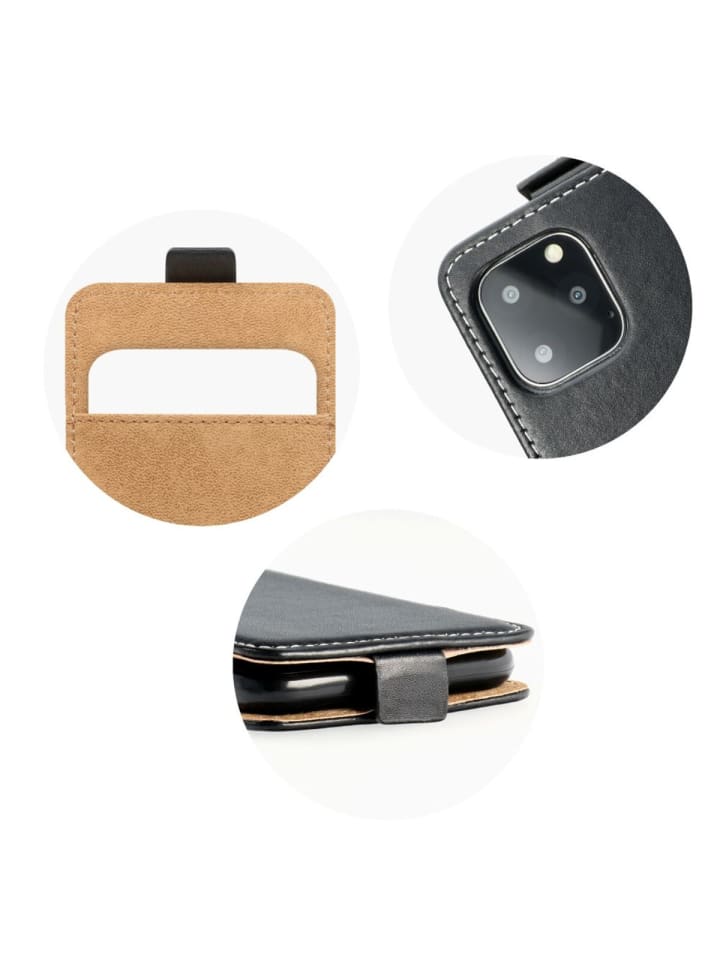 COFI 1453 SLIM FLEXI FRESH Flip-Tasche Handyhülle kompatibel mit Samsung in Schwarz günstig kaufen S