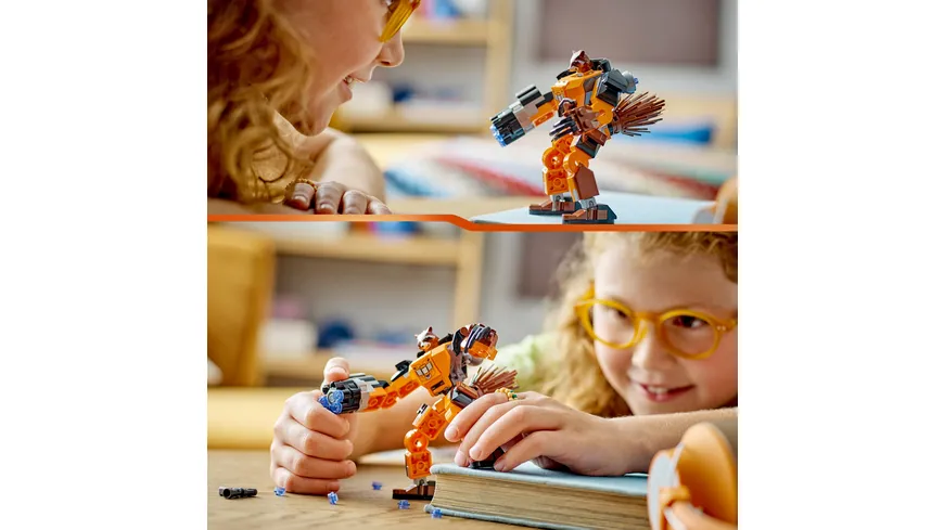 LEGO Marvel 76243 Rocket Mech, Action-Figur aus Guardians of the Galaxy