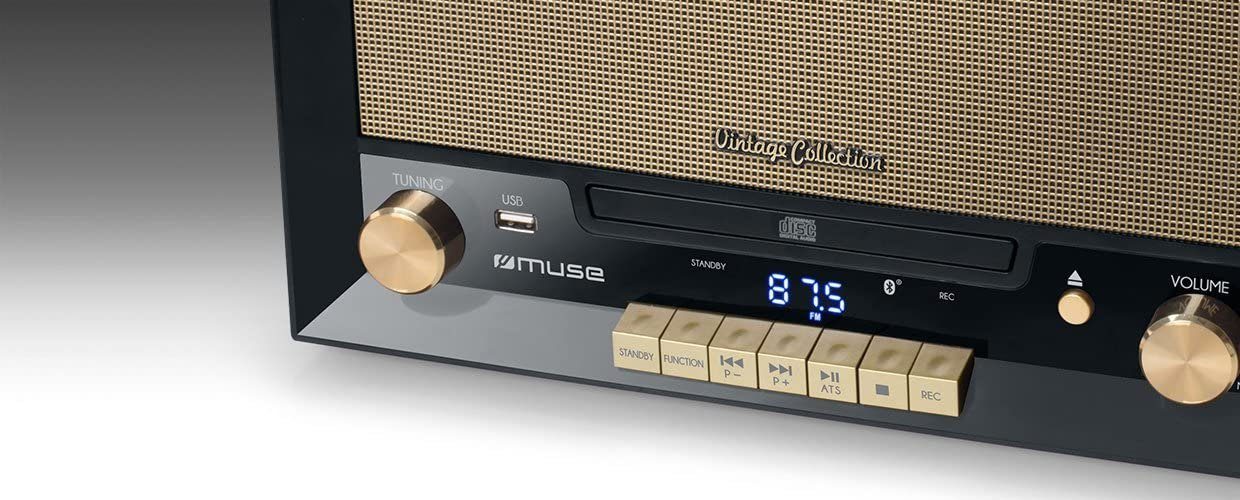 Muse MT-110 B Retro Stereo System Plattenspieler