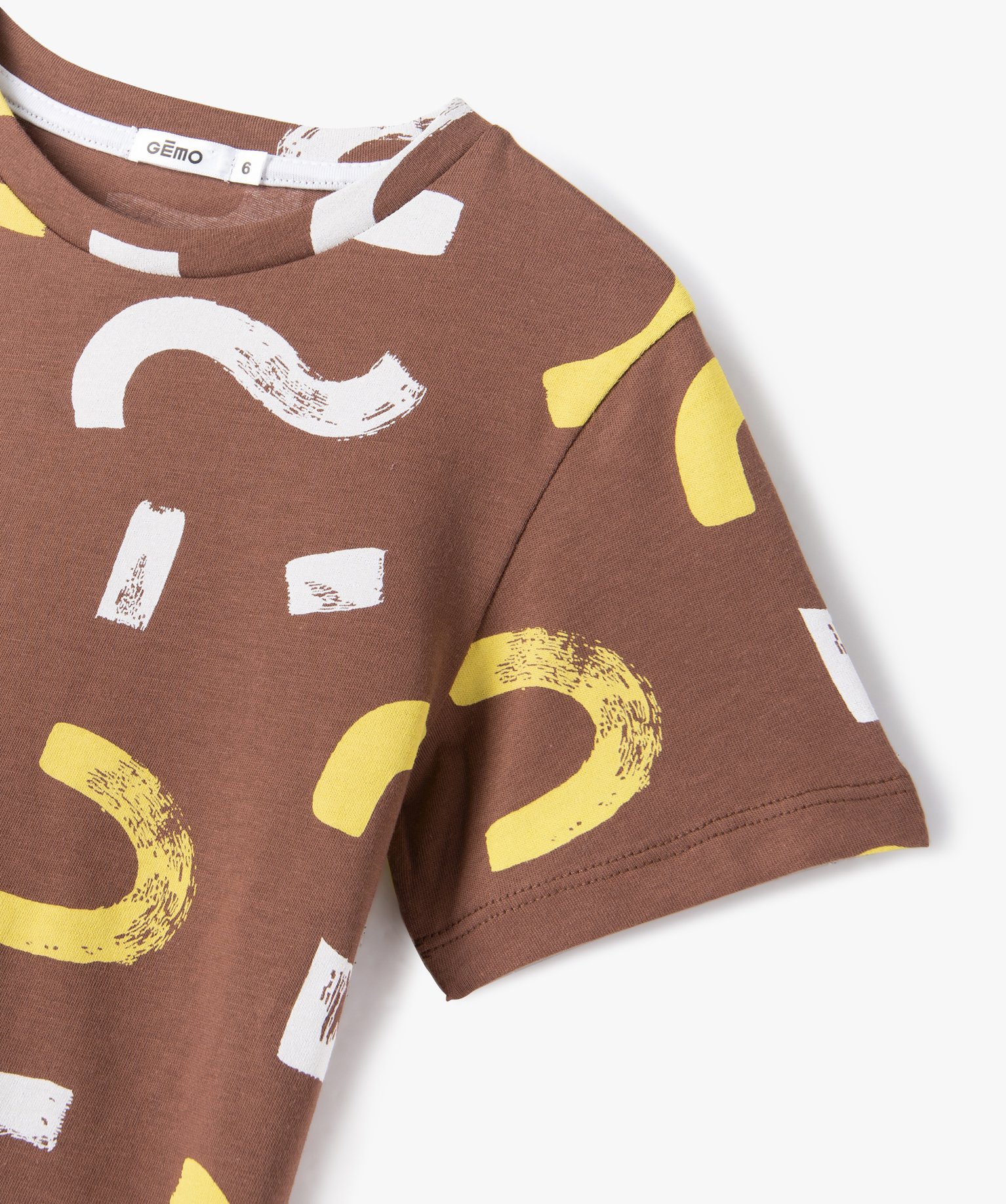 Tee-shirt manches courtes à motifs graphiques Garçon imprime | GEMO