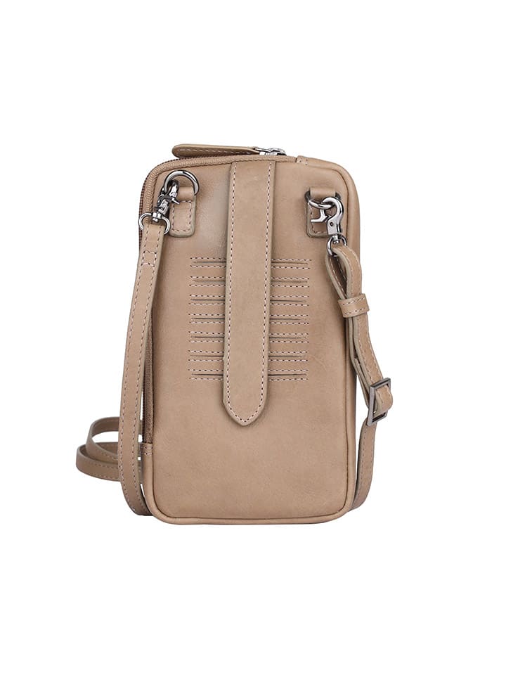 SPARWELL Leder-Handytasche 
