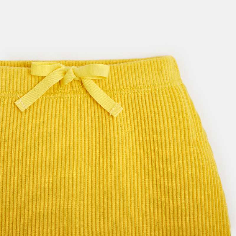Ensemble t-shirt et pantalon bébé garçon en coton bio jaune Absorba