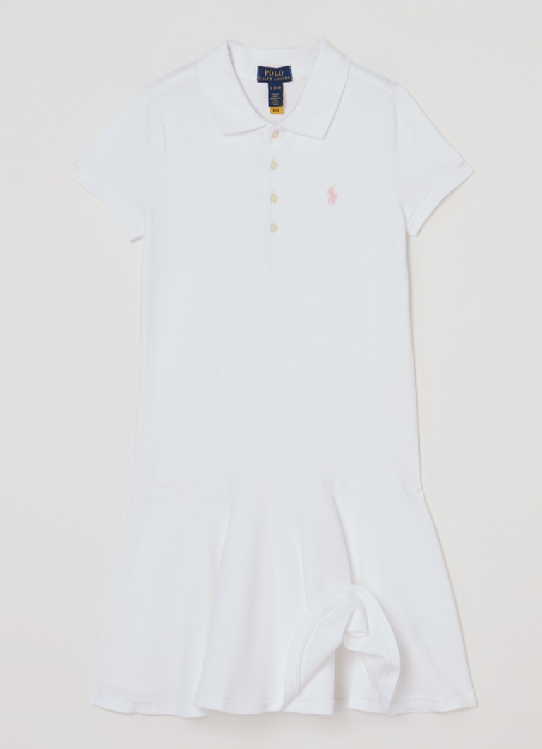 Φόρεμα πόλο Ralph Lauren με πικέ βαμβακερό τελείωμα