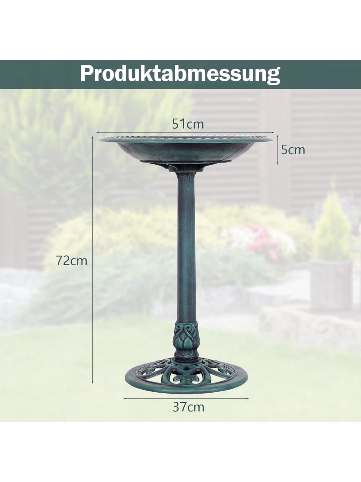 COSTWAY Vogelfutterstation in Grün günstig kaufen onesize