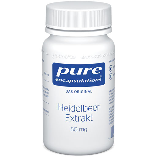 PURE ENCAPSULATIONS Heidelbeer Extrakt 80 mg Kaps.  60 St  Kapseln