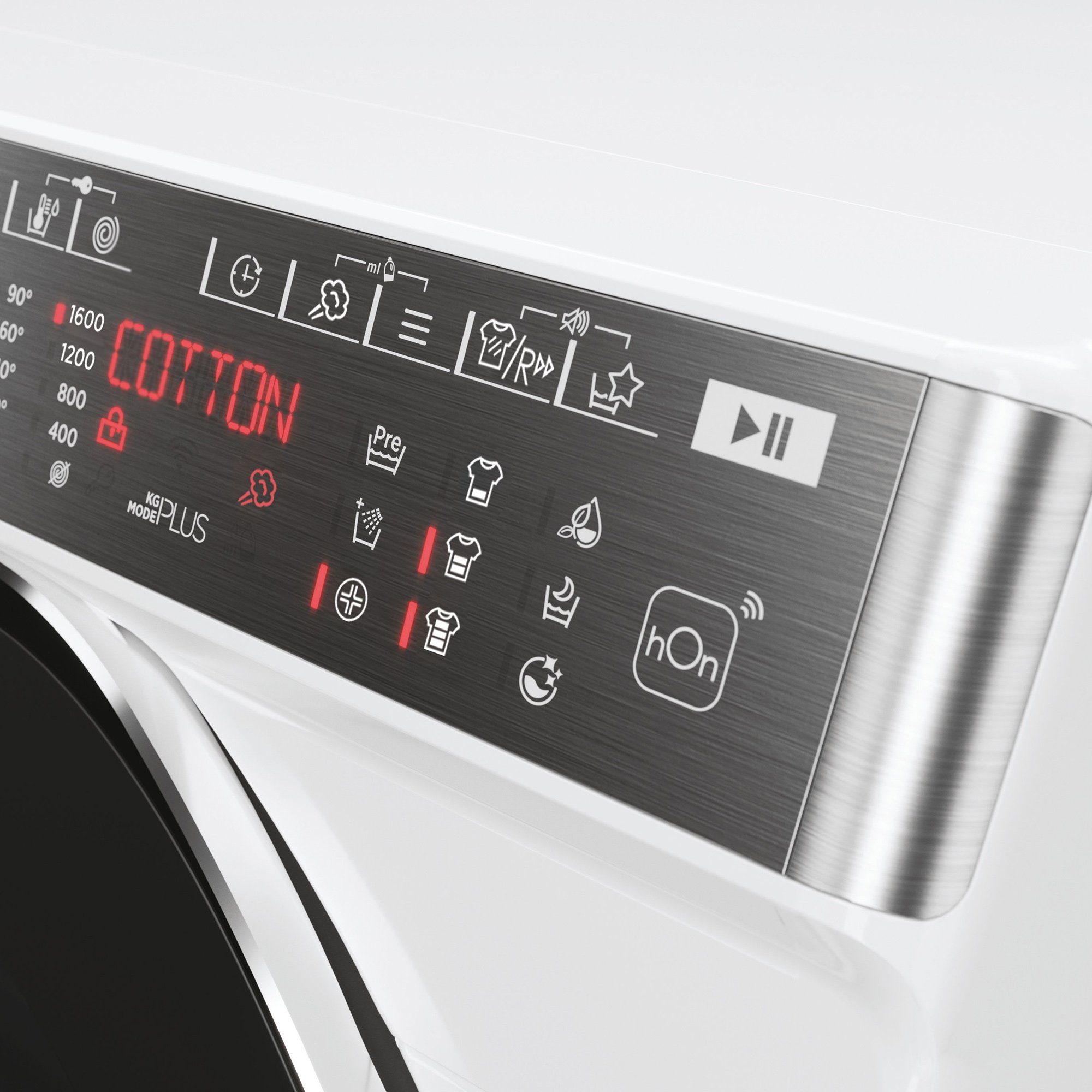 Hoover Waschmaschine H-WASH 550 H5WPB610AMBC/1-S, 10 kg, 1600 U/min, ActiveSteam, Eco-Power, 14 Programme + hOn App
