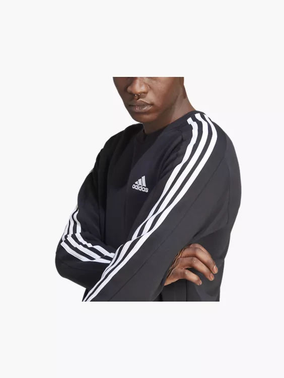 adidas 3 Streifen Fleece Essentials Sweatshirt