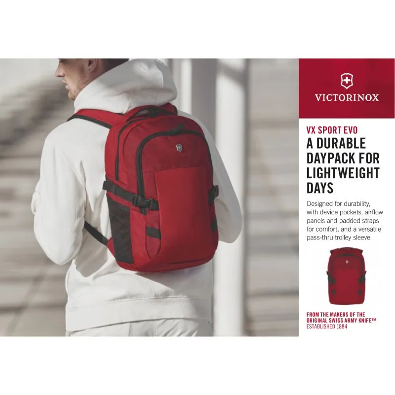 Victorinox Vx Sport EVO Compact Backpack - Scarlet Sage\/Red