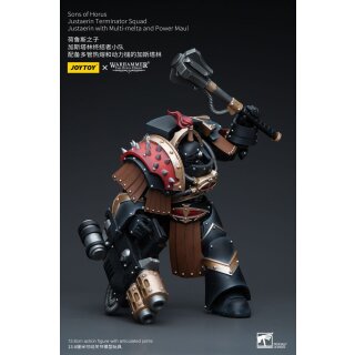 Warhammer: The Horus Heresy Actionfigur: Sons of Horus Justaerin Terminator Squad - Justaerin with Multi-melta and Power Maul