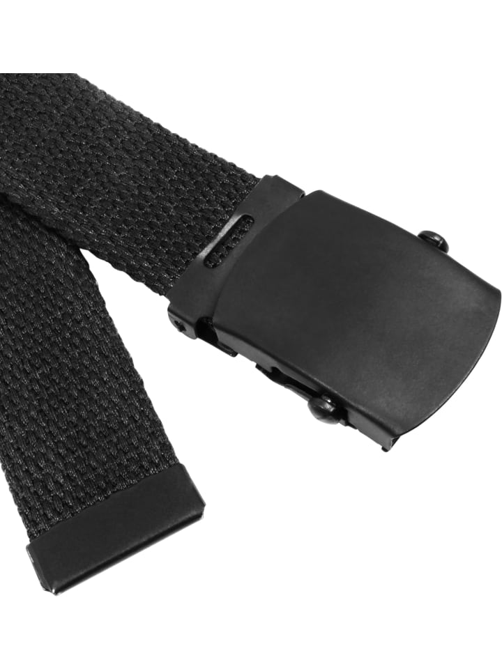 Normani Outdoor Sports Gürtel mit Metallverschluss in Schwarz günstig kaufen 120 cm