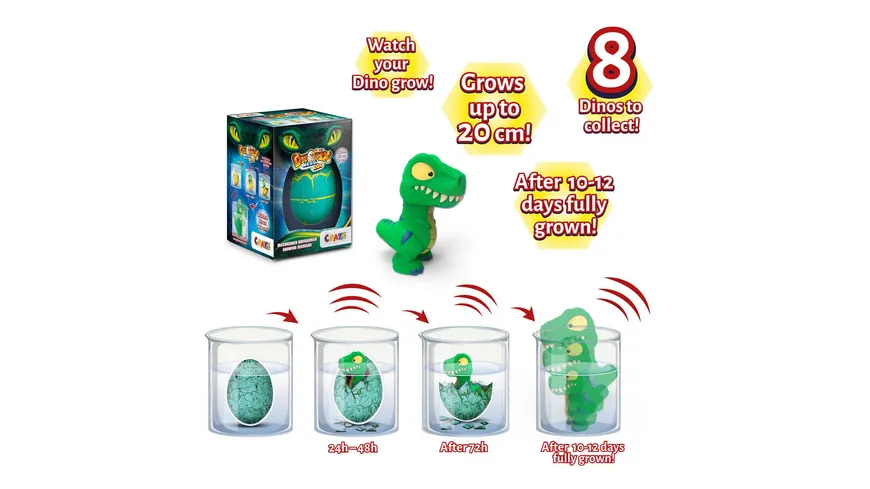 CRAZE - MAGIC GROWING MEGGA EGG Dinorex