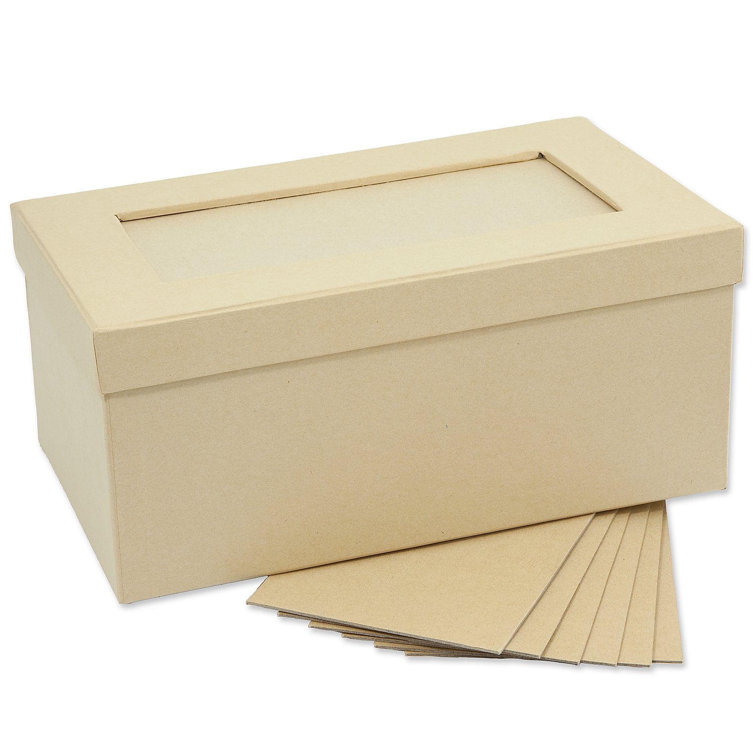 Rechteckige Fotobox aus Pappe