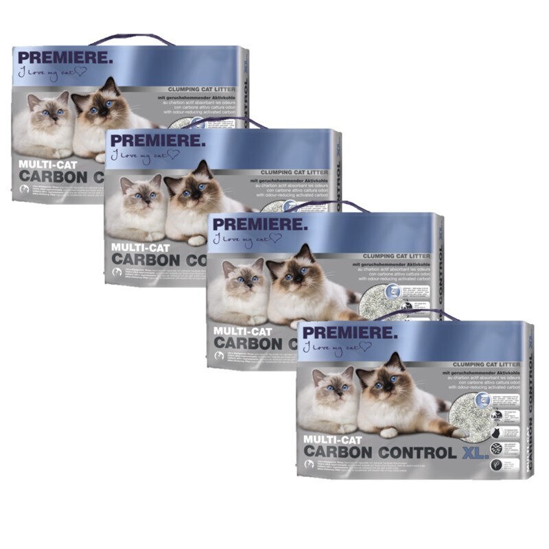 PREMIERE Katzenstreu PREMIERE Multi-Cat XL Klumpstreu 4x12 l