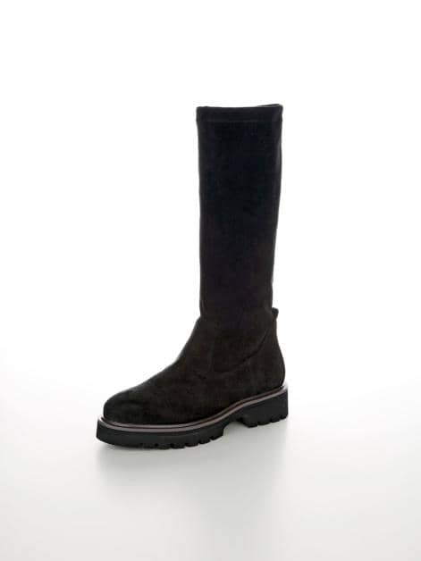 Stiefel in Velouroptik