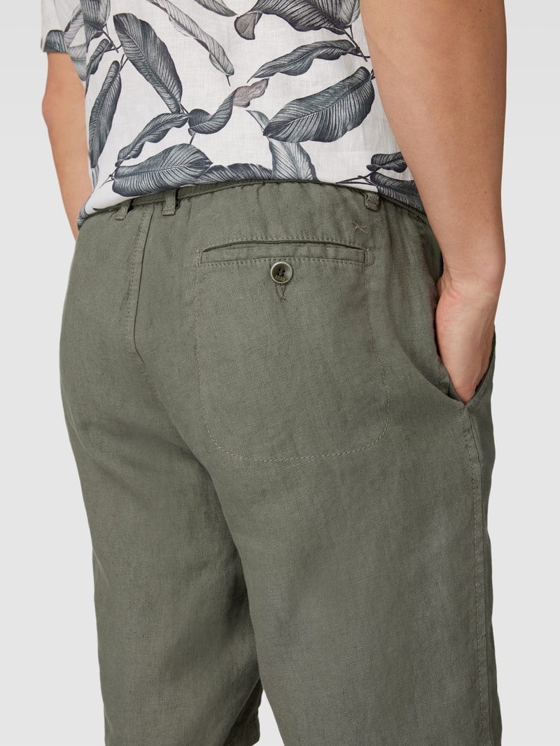 Bermudas mit elastischem Bund Modell 'BALU' in khaki