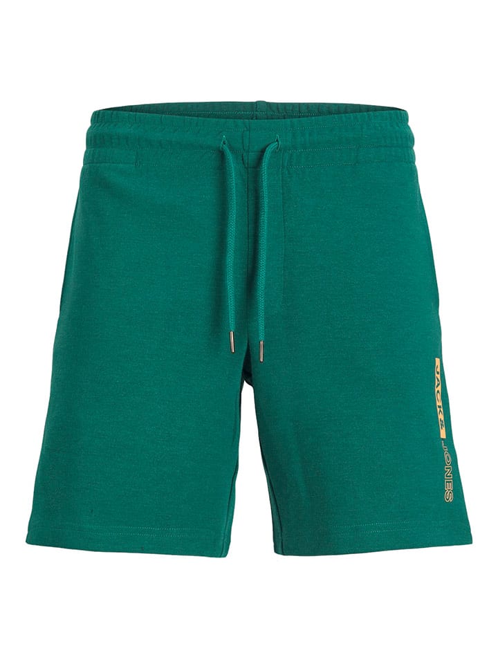 Jack & Jones Sweatshorts in Grün günstig kaufen