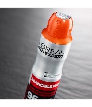 L'Oréal Men Expert Invincible Man Anti-Transpirant 96H Non-Stop Trockenschutz Deodorant Spray-150 ml