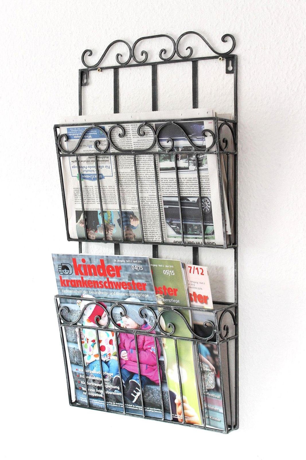DanDiBo Zeitungsständer Wandregal Zeitungsständer Magazinhalter Küchenregal Zeitungshalter