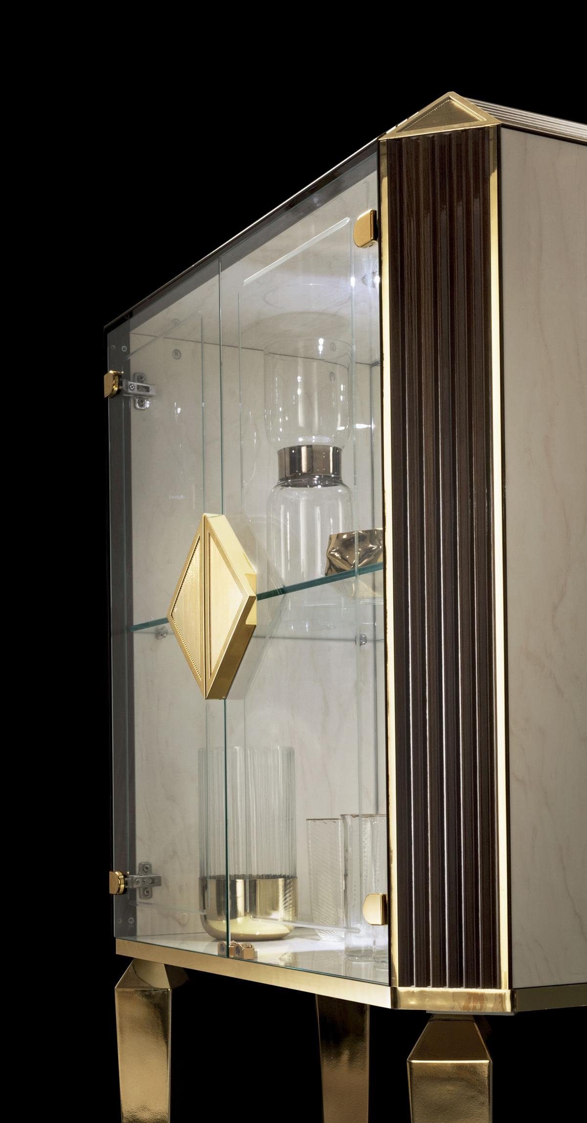 JVmoebel Barschrank Schrank Bar Barschrank Vitrine Wohnzimmer Designer Regal Möbel arredoclassic
