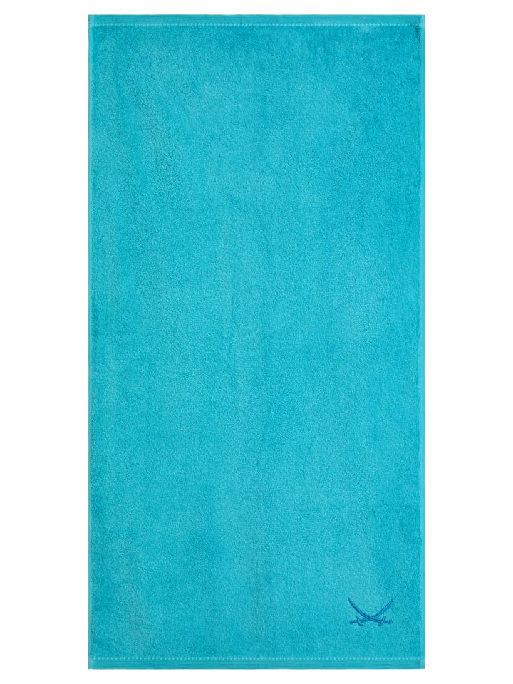 Sansibar 2er Handtuch-Set „Frottier-Kollektion Classic“, 50x100 cm in Türkis günstig kaufen onesize