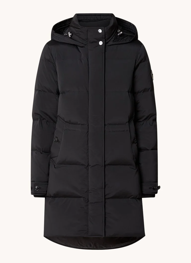 Prošívaná péřová bunda Woolrich Alsea s prošívanými kapsami