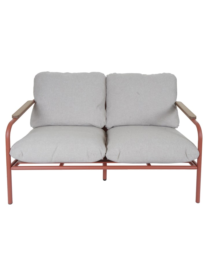 MCW Aluminium-Gartengarnitur O11, Terrakotta Polster beige günstig kaufen onesize