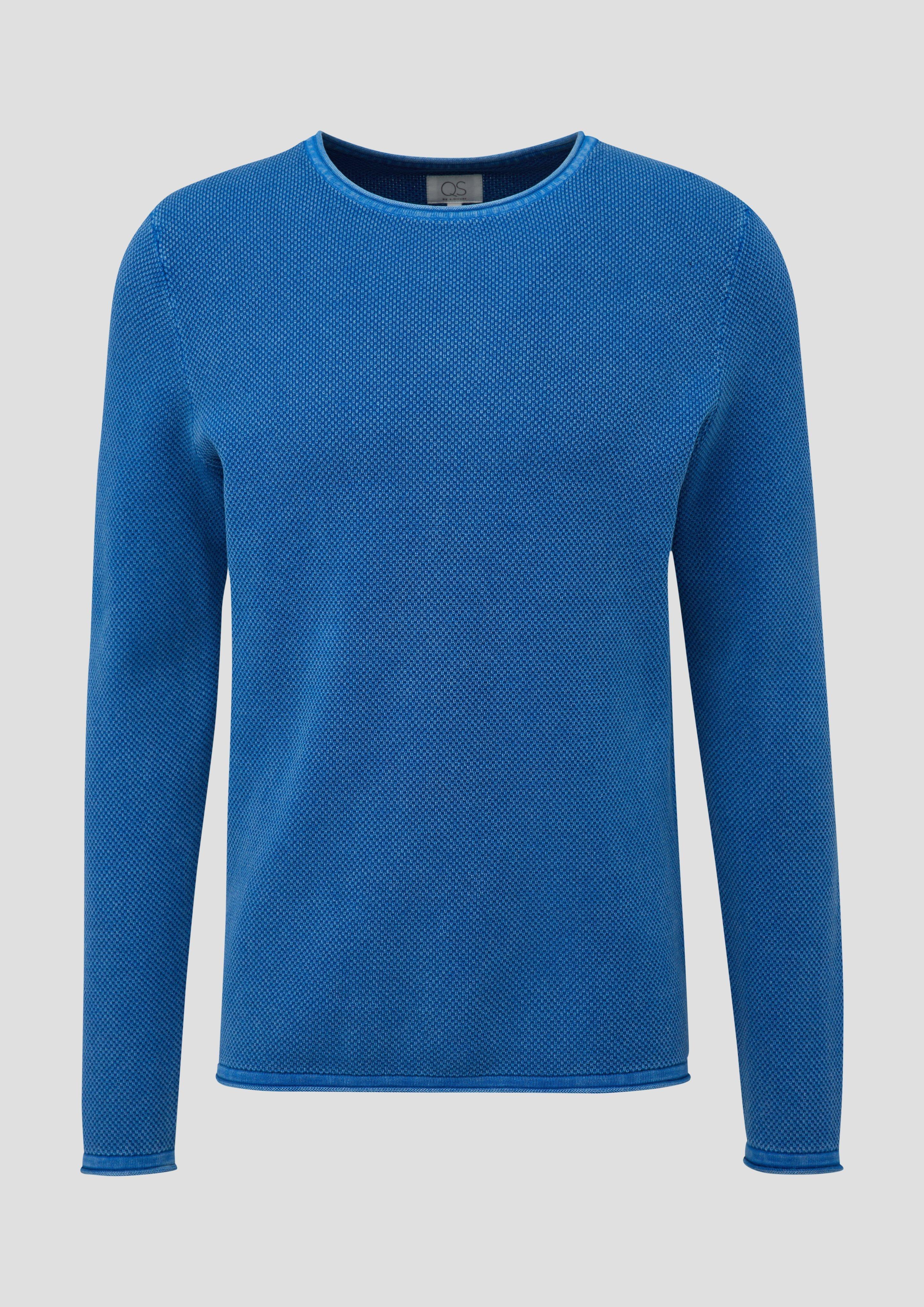 Leichter Strickpullover mit Musterstruktur  2138702-5539