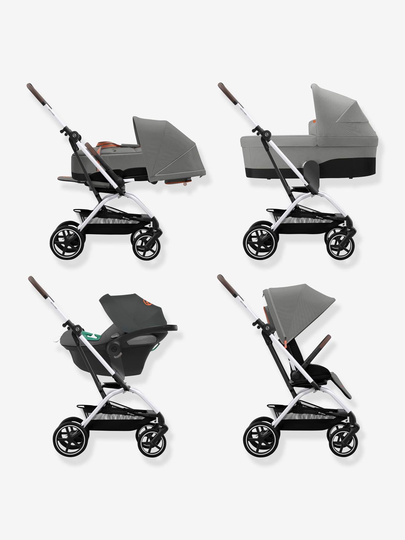 Cybex Wendbarer Gelände-Buggy EEZY S TWIST+ 2 CYBEX - grau