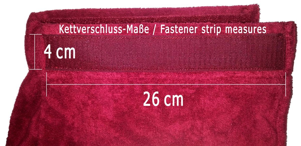 Arus Kilt Saunakilt, 100% Baumwolle, mit Gummizug und Klettverschluss, knielang, 100% BIO-Baumwolle