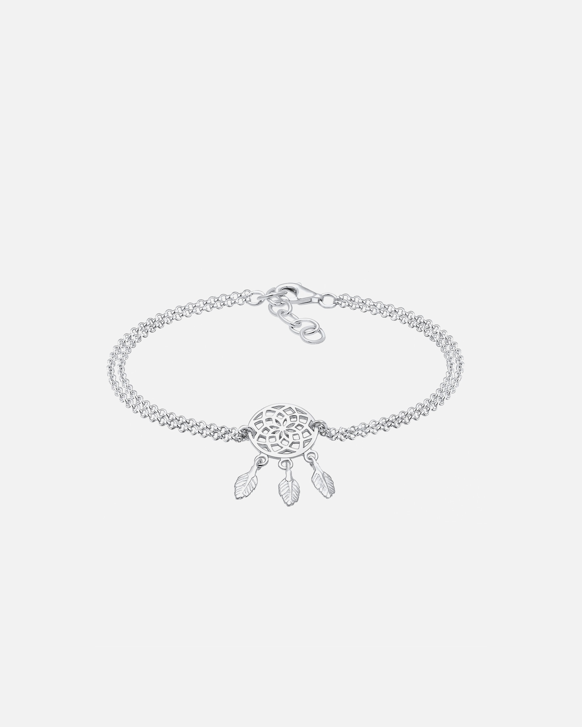 Pluma atrapasueños estilo boho para mujer de Elli en plata de ley 925