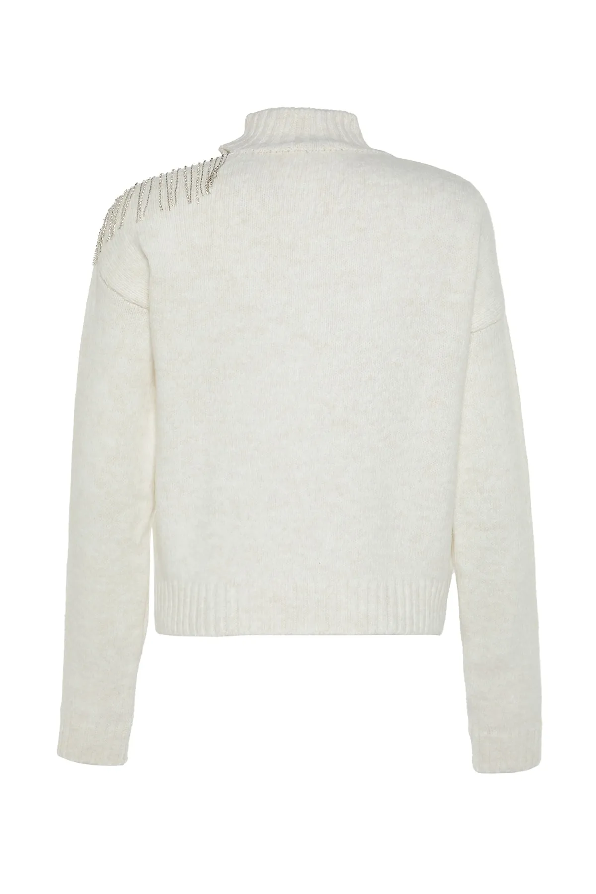 Trendyol Collection  Steinfarbener Strickpullover mit Stehkragen TWOAW24KZ00120