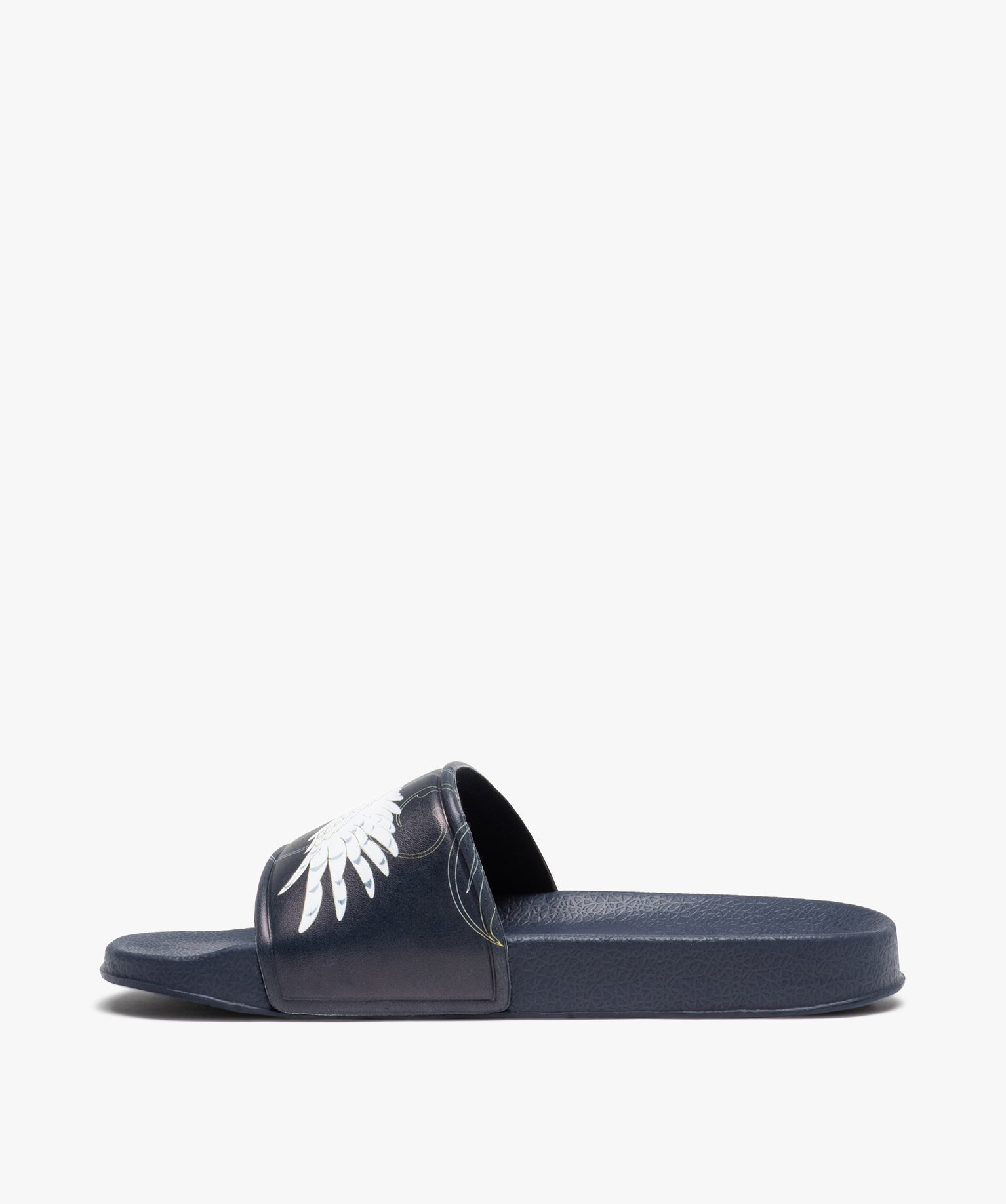 Mules de piscine fille à bandeau imprimé chouette bleu | GEMO