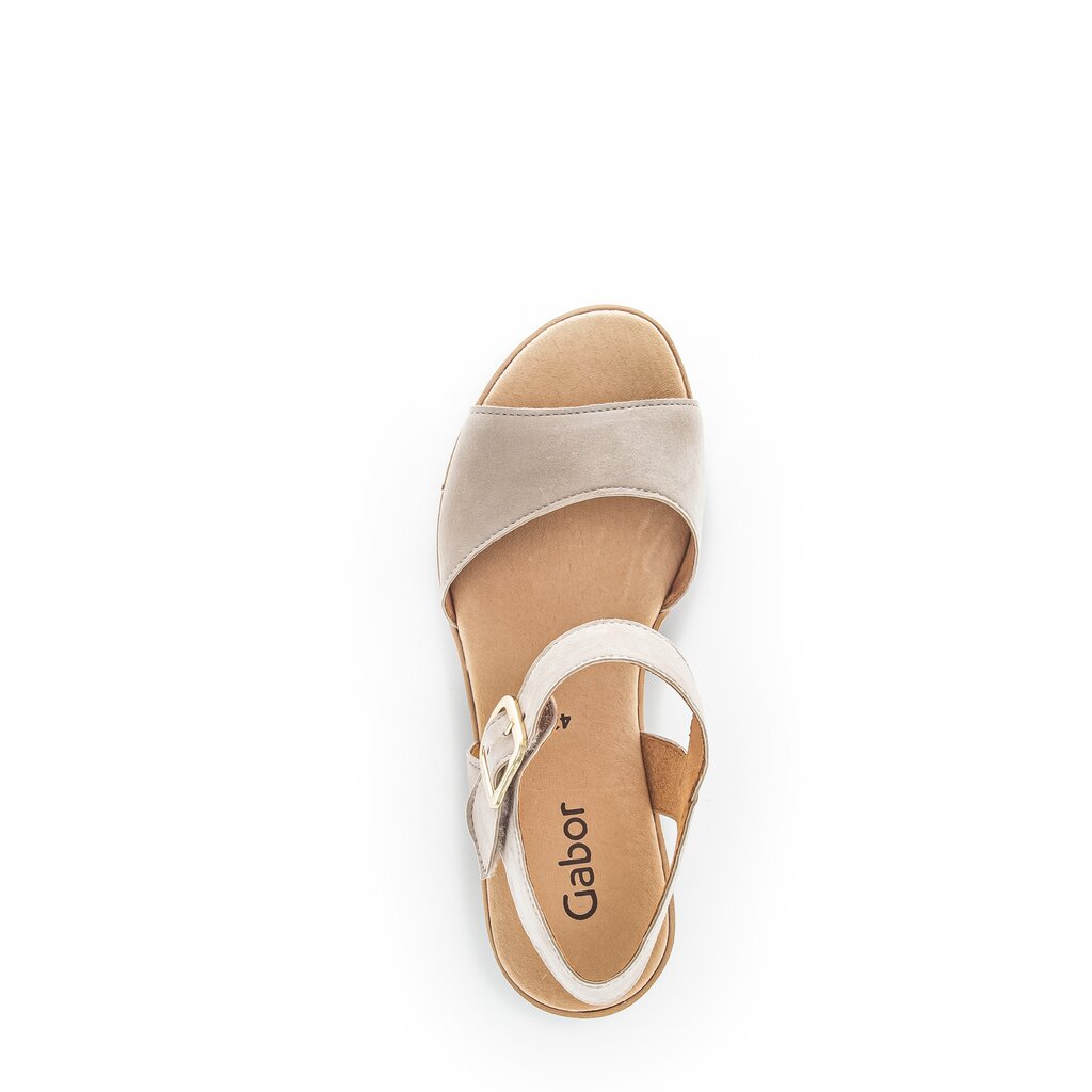 Gabor fashion Keilsandalette beige