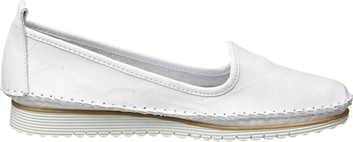 ESGANO Stiefeletten weiss