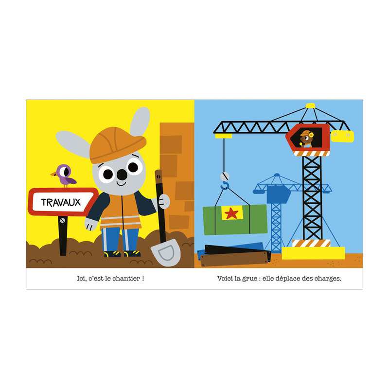 Livre Autocollants le chantier - Lito
