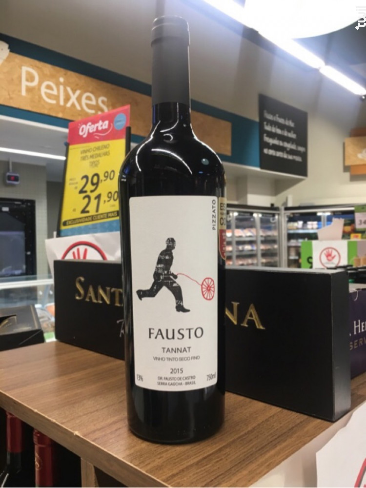 Fausto - Tannat Pizzato Vin Rouge●AOC de Serra Gaucha 2019 75cl