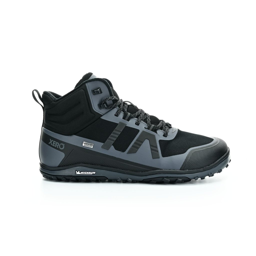 Xero Shoes Scrambler Mid WP Black/Asphalt M Outdoor-Barfußschuhe