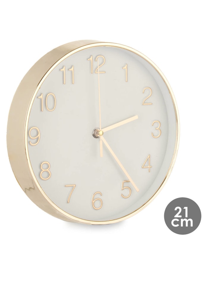 GIFTDECOR Wanduhr in gold günstig kaufen onesize