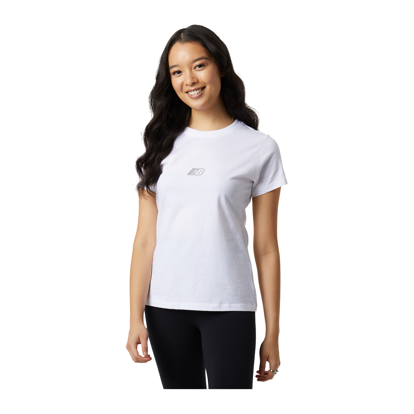 New Balance Essentials T-Shirt Damen Weiss FWT