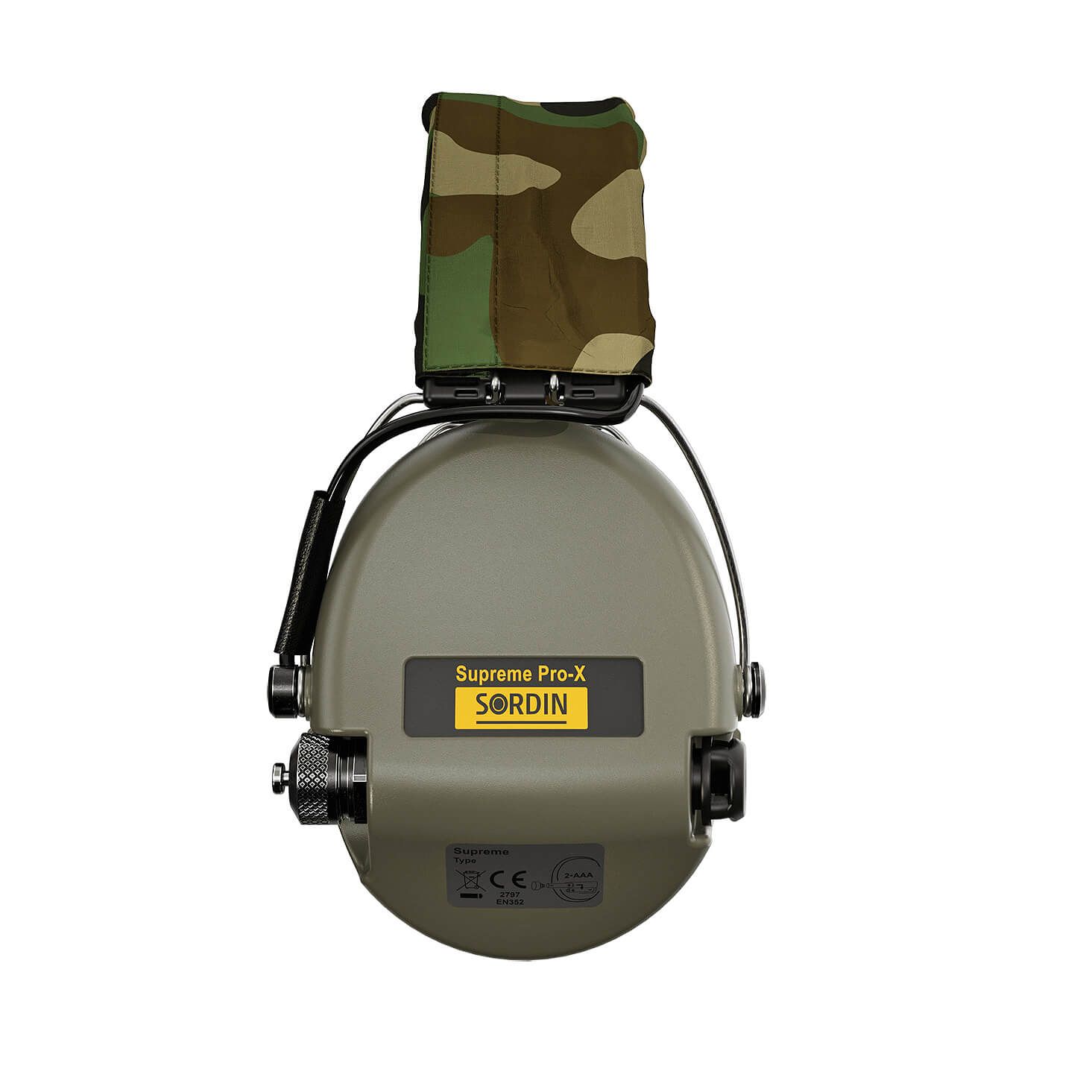 Gehörschutz Supreme Pro-X Camo mit Gelkissen