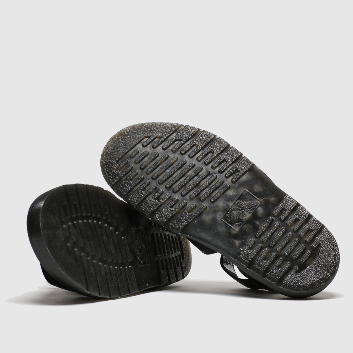 Dr Martens – Gryphon – Svarta sandaler med quad-motiv