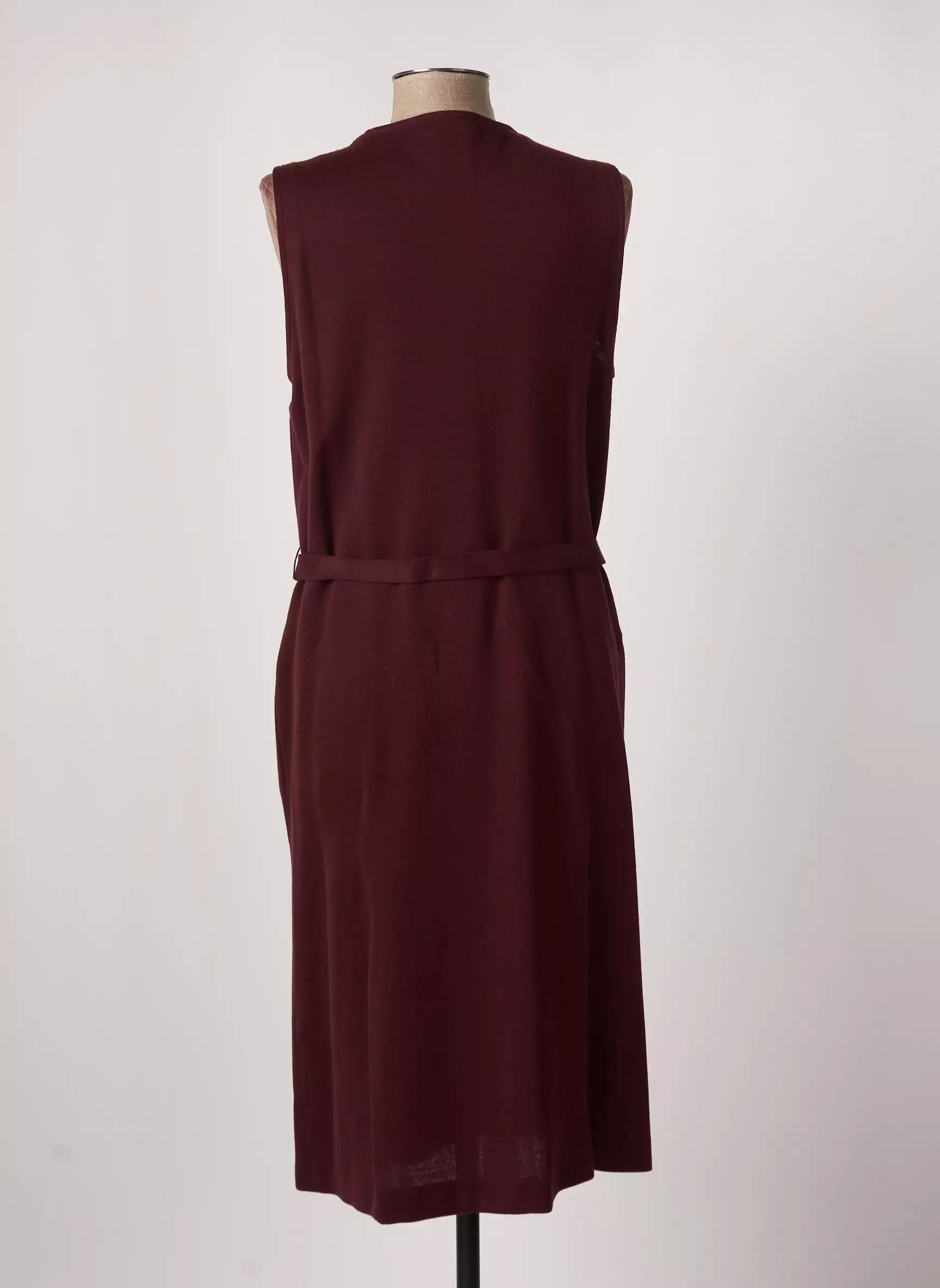 France Rivoire Robes Mi Longues Femme couleur rouge