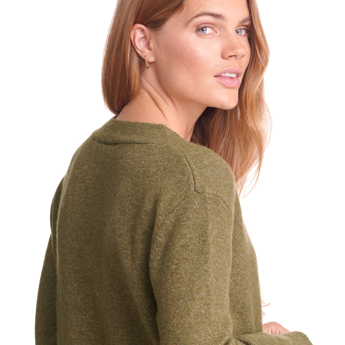 Damen Strickjacke meliert