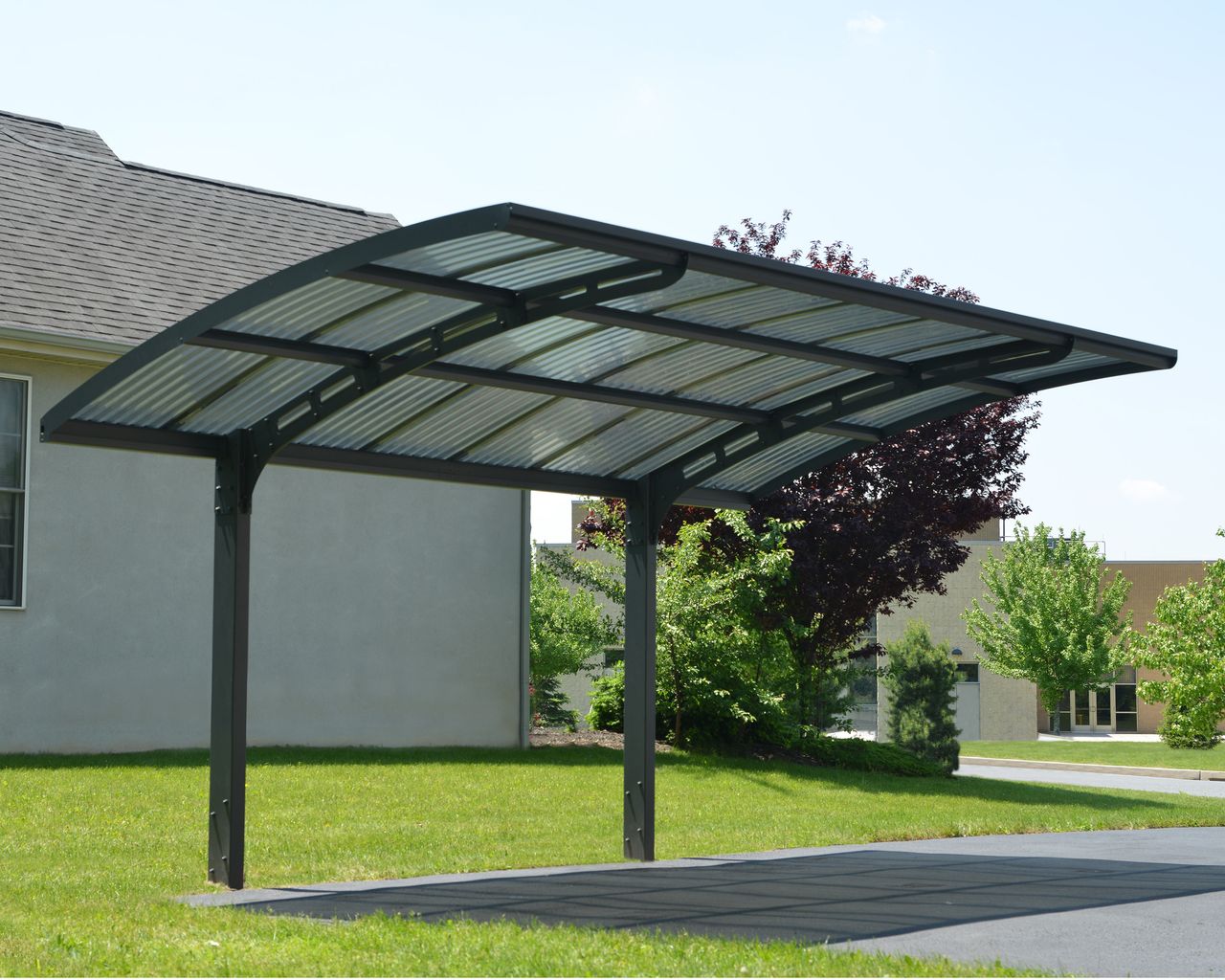 Canopia by Palram Carport Arizona Wave  495 x 289 cm Anthrazit