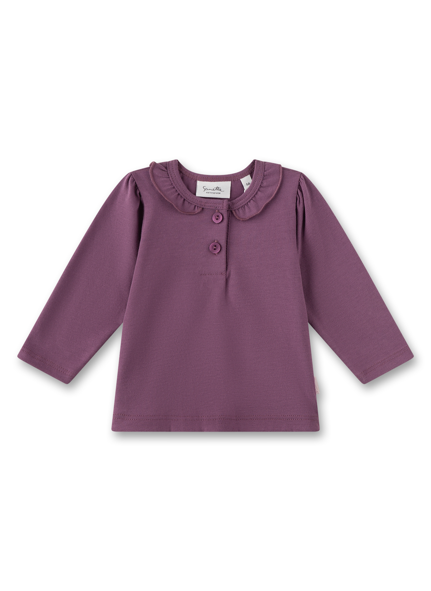 Mädchen-Langarmshirt Lila