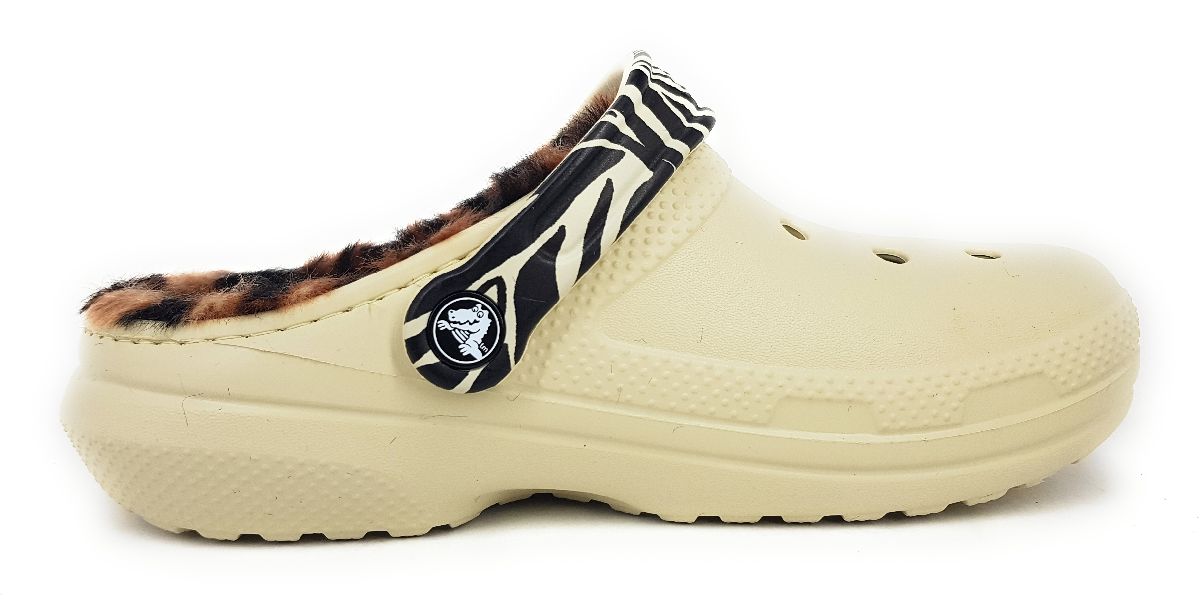 Crocs Classic Lined Animal 207842/2Y9 Beige 2Y9 Bone/Multi