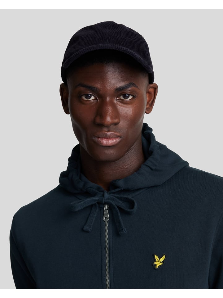 Lyle & Scott Kapuzensweatjacke in Dunkelblau günstig kaufen